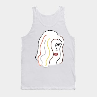 Sexy-Exy Woman's Face Tank Top